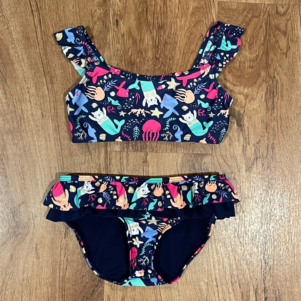 Cutest two piece under the sea inspired swimsuit